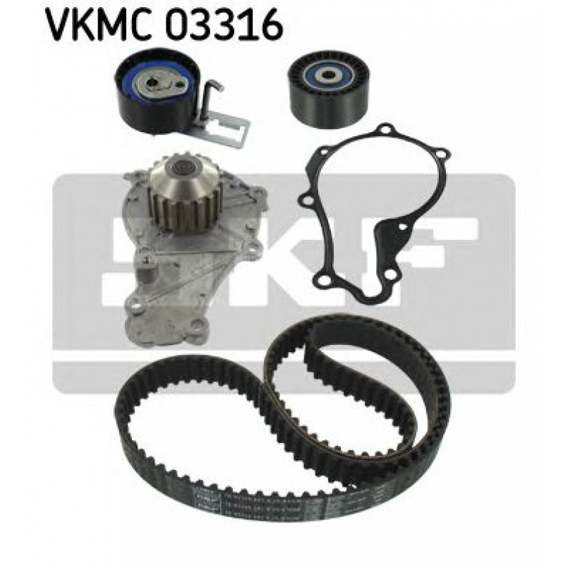 VKMC 03316 SKF - Насос охолоджуючої рідини + комплект зубчатого ремня